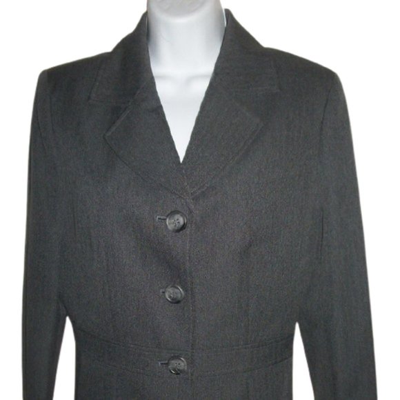 Jones New York Gray Jacket Blazer Size 8